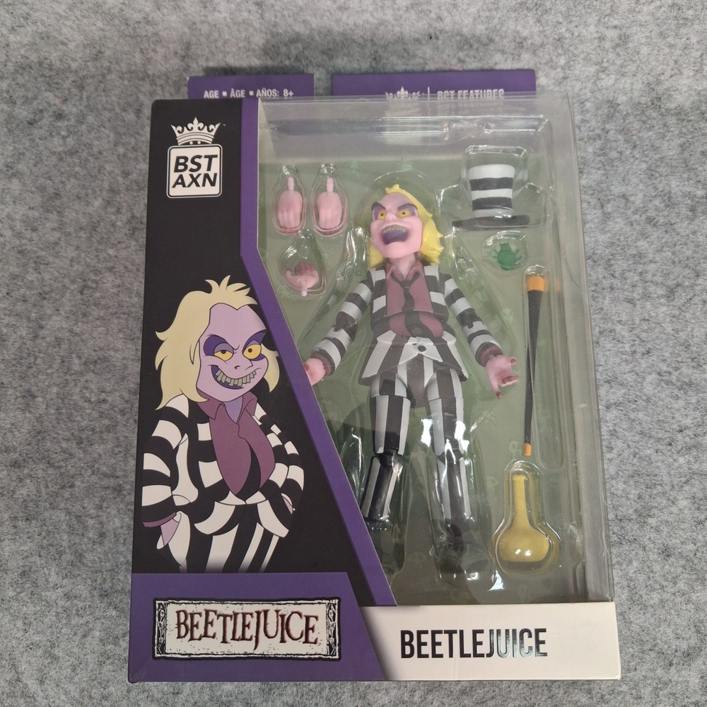 The Loyal Subjects Beetlejuice Action Figure Unisex 5 inch White Striped BST AXN